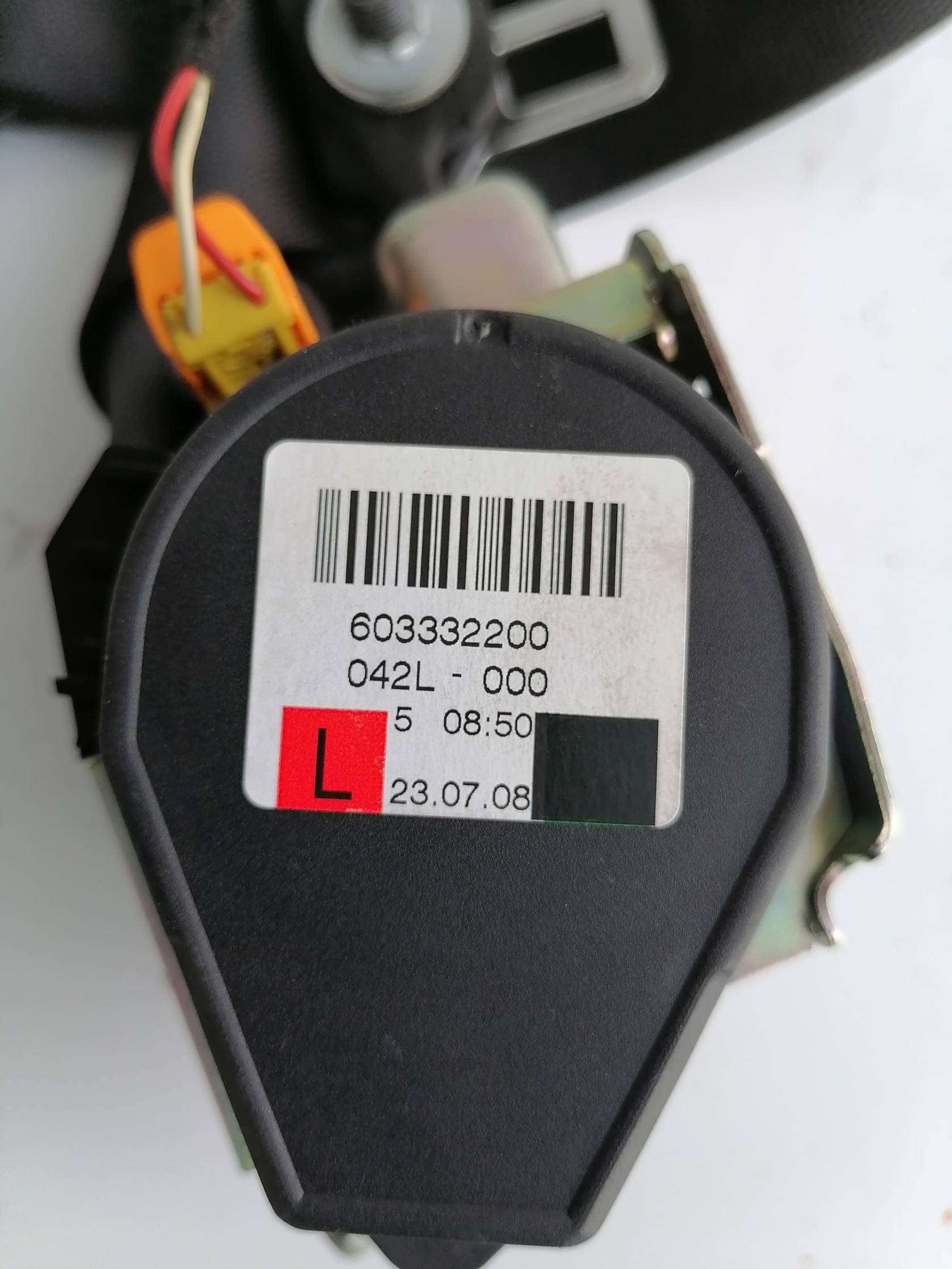 Cintura di sicurezza post. sx.